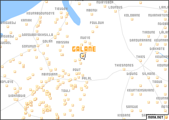 map of Galane