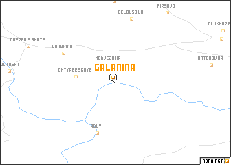 map of Galanina