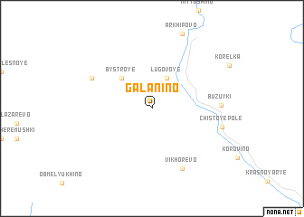 map of Galanino