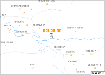 map of Galanino