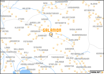 map of Galánion