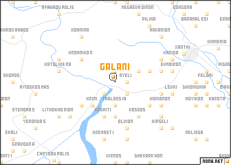 map of Galáni