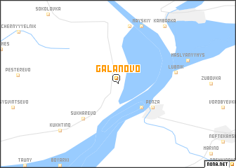 map of Galanovo