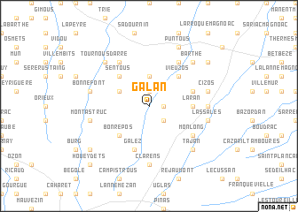 map of Galan