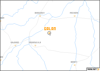 map of Gālan