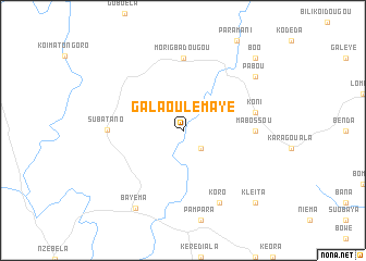 map of Galaoulémaye