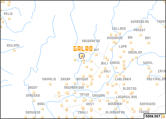 map of Galao