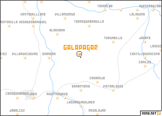 map of Galapagar