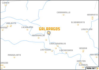 map of Galápagos