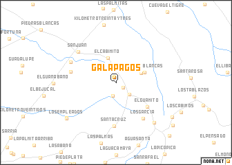 map of Galápagos