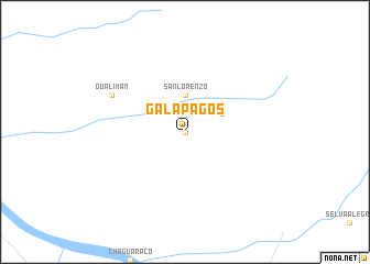 map of Galápagos