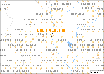 map of Galapilagama