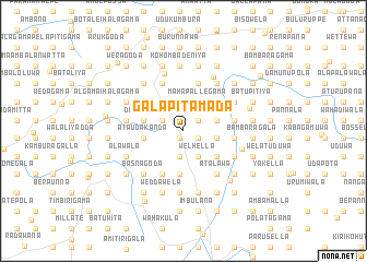 map of Galapitamada