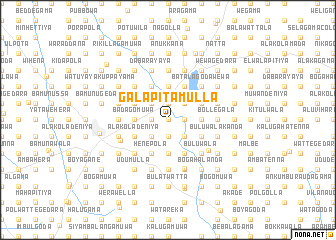 map of Galapitamulla