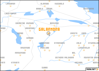 map of Gålarmora