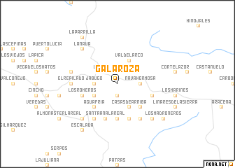 map of Galaroza