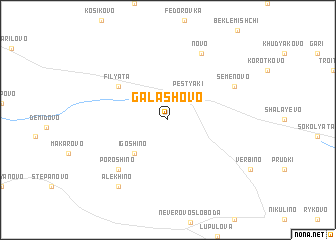 map of Galashovo