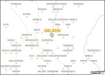 map of Galassi