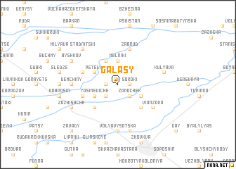 map of Galasy
