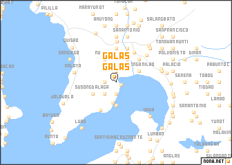 map of Galas