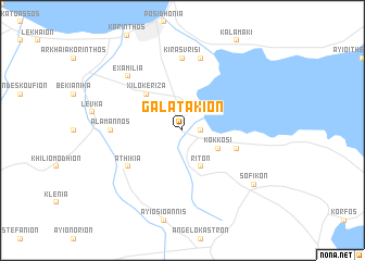 map of Galatákion