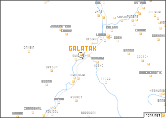 map of Galatak