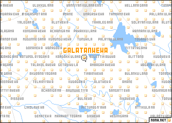 map of Galatanwewa
