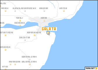 map of Galata