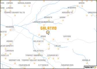 map of Galatro