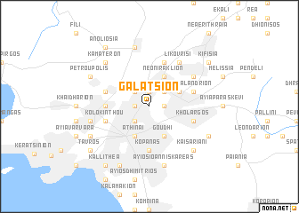 map of Galátsion
