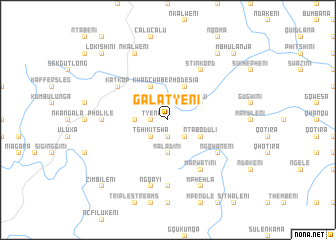 map of Galatyeni