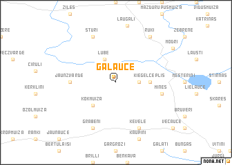 map of Galauce