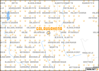 map of Galaudahena