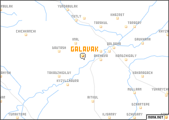 map of Galavak