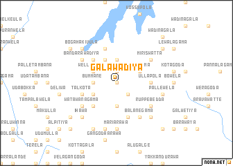 map of Galawadiya