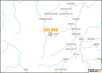 map of Galawo