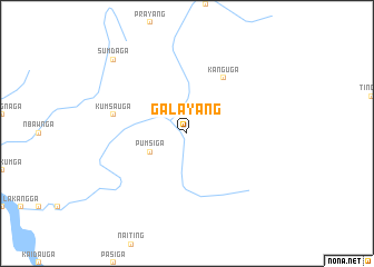 map of Galayāng