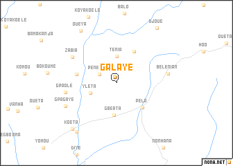 map of Galaye