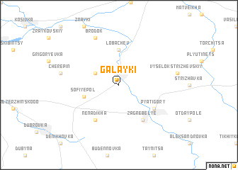 map of Galayki