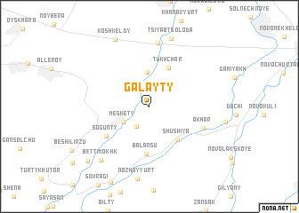 map of Galayty