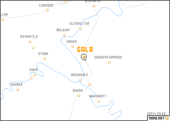 map of Gala