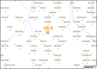 map of Ga La