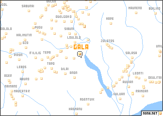 map of Gala