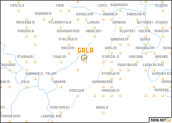 map of Gala