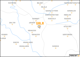 map of Gala