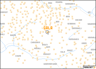 map of Gala