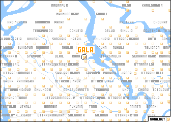 map of Gāla