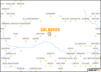 map of Galbarra