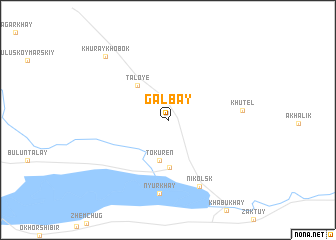 map of Galbay