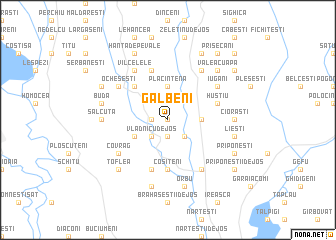 map of Galbeni